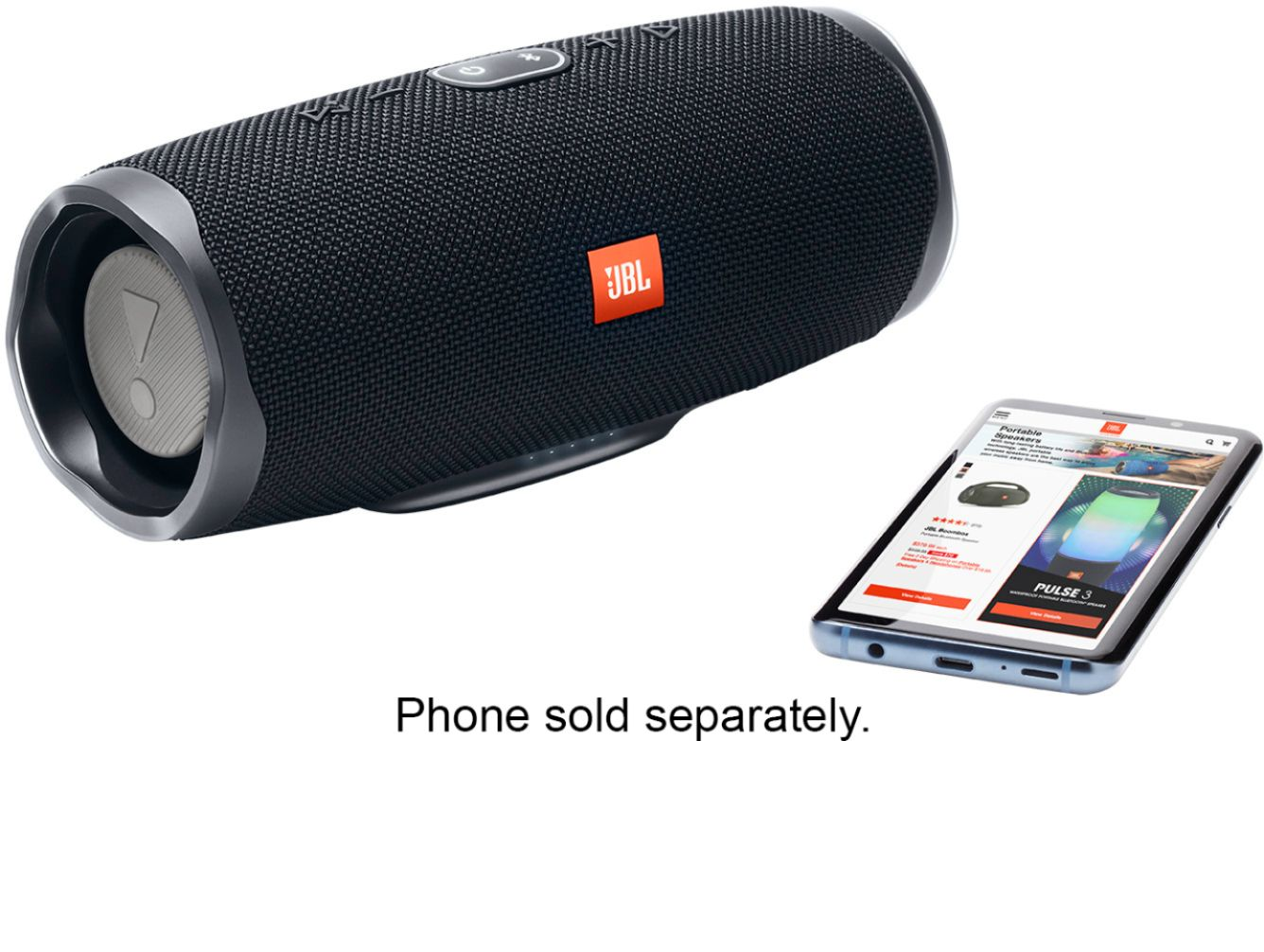 JBL Charge 4 Waterproof Portable Bluetooth Speaker Black